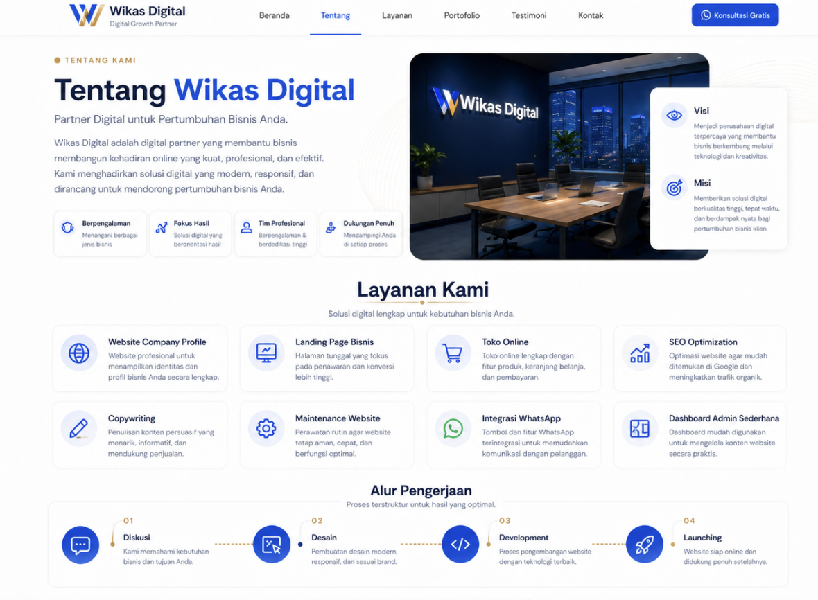 Website Company Profile Premium thumbnail 2