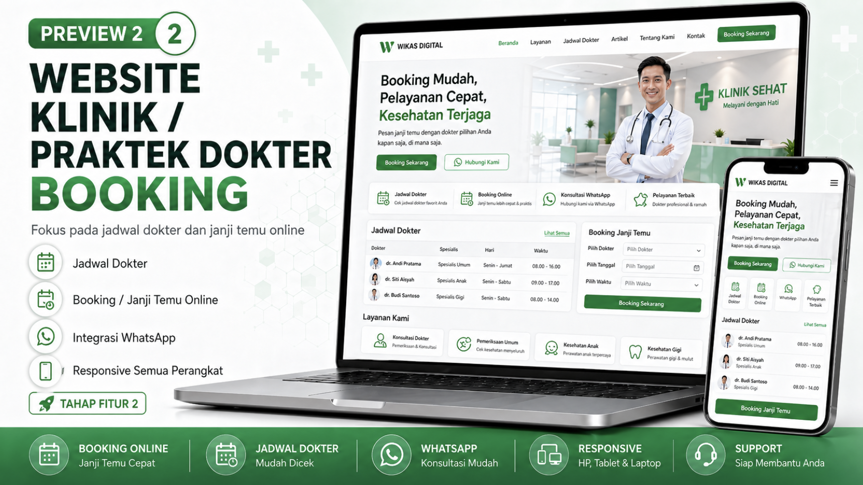 Website Klinik / Praktek Dokter thumbnail 2